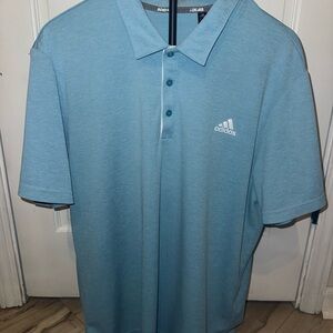Adidas Men's Light Blue Polo Shirt